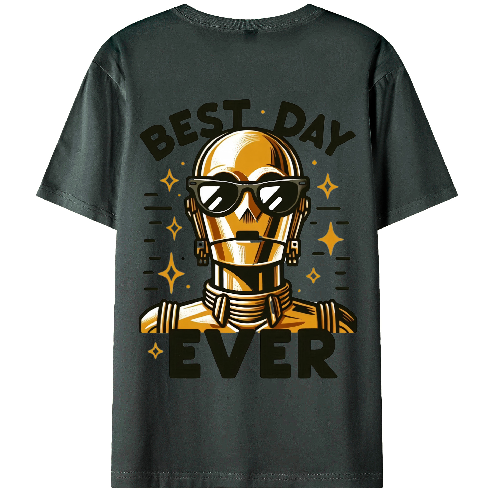 （画像用） スター・ウォーズ Star Wars 綿100％ メンズ半袖Tシャツ（バックプリント） 通気性